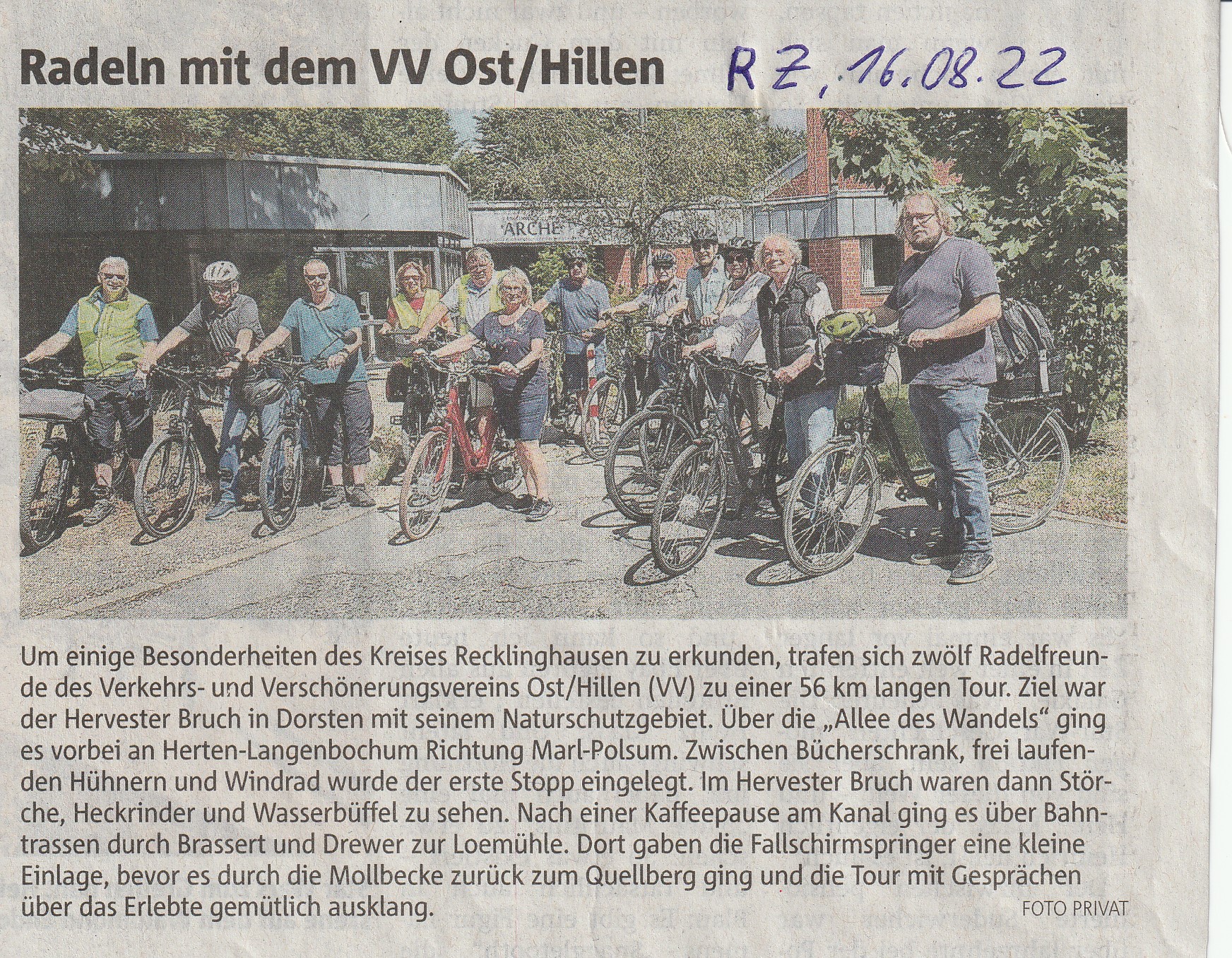 RZ-Bericht vom 16.08.2022